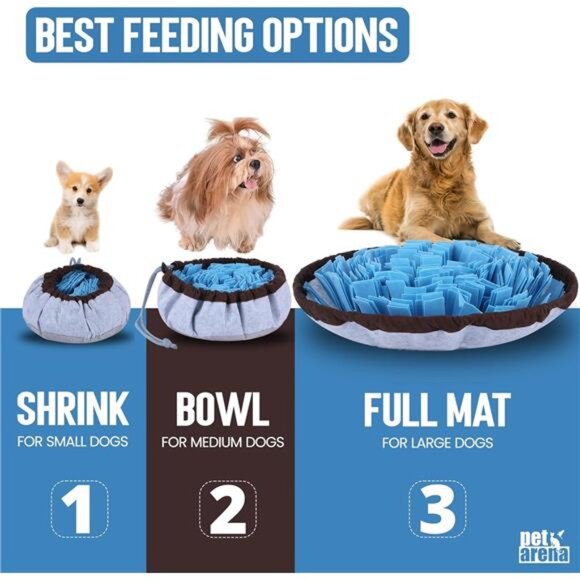 Adjustable Snuffle Mat for Dogs Large Breed, Puppy Puzzle Toys Small Dog Toys - Picture 2 of 7